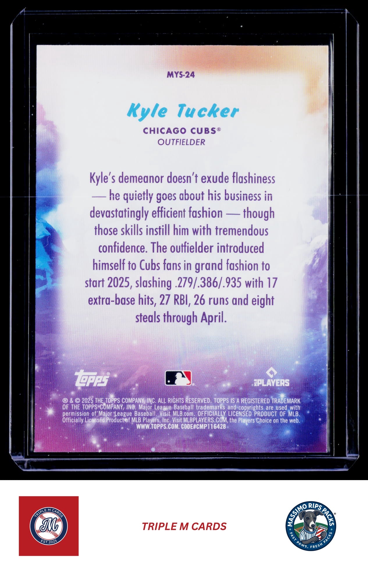 2025 Topps Update #MYS-24 Kyle Tucker Mystical