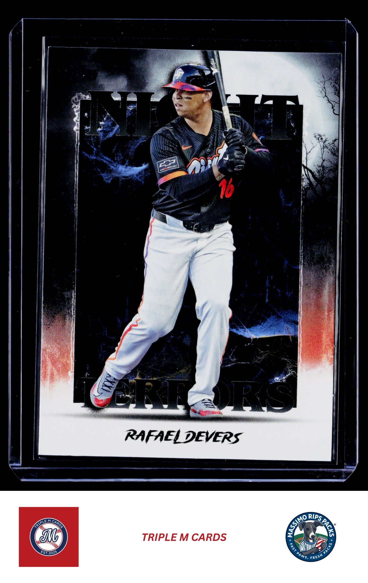 2025 Topps Update #NT-22 Rafael Devers Night Terrors