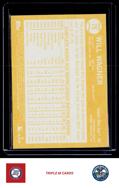 2025 Topps Archives #75 Will Wagner