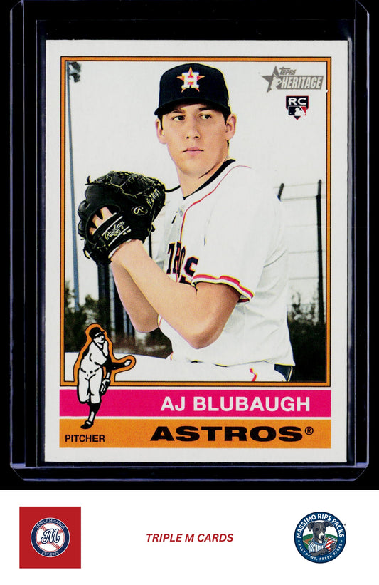 2025 Topps Heritage #512 AJ Blubaugh