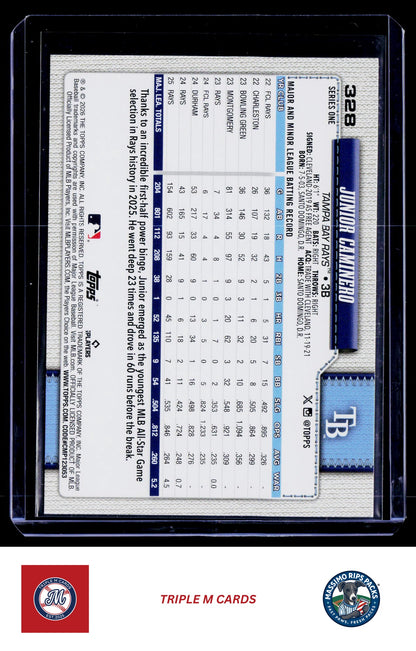 2026 Topps #328 Junior Caminero