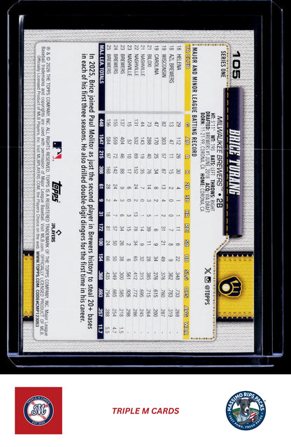 2026 Topps #105 Brice Turang