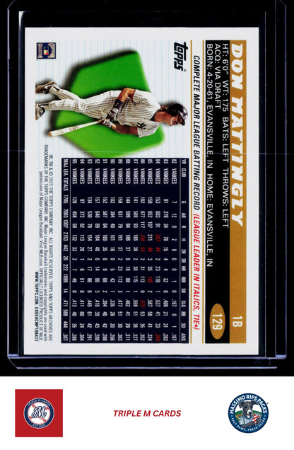 2025 Topps Archives #129 Don Mattingly