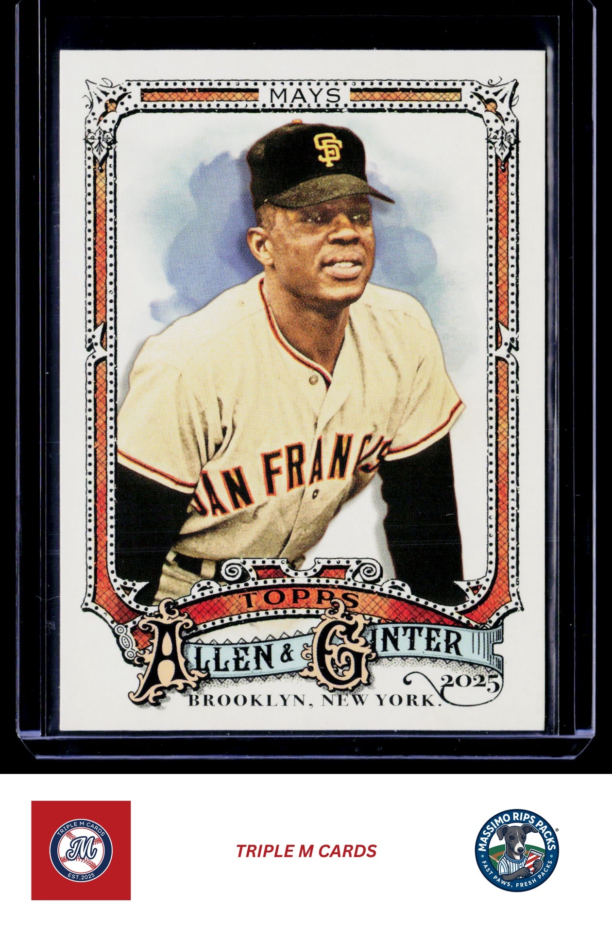 2025 Topps Allen & Ginter #30 Willie Mays