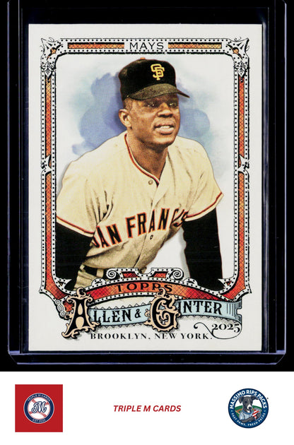 2025 Topps Allen & Ginter #30 Willie Mays