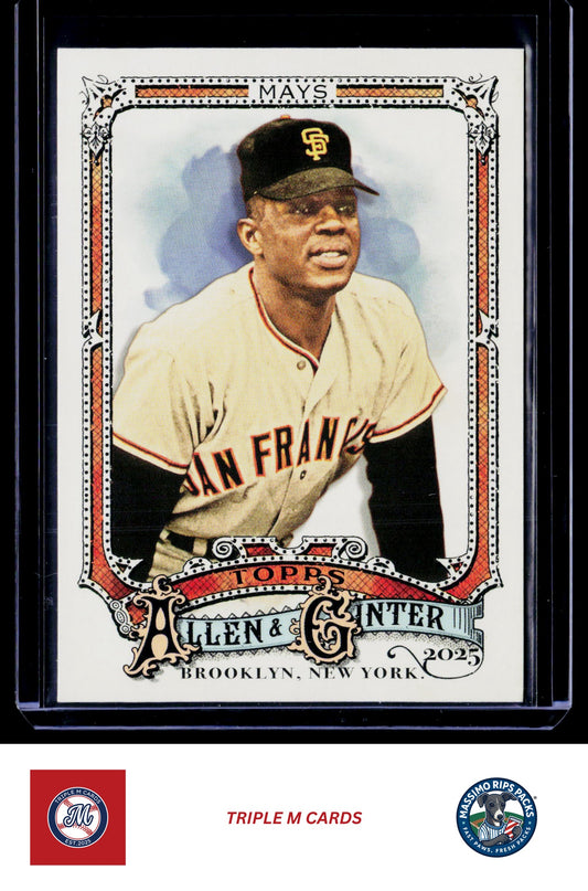 2025 Topps Allen & Ginter #30 Willie Mays