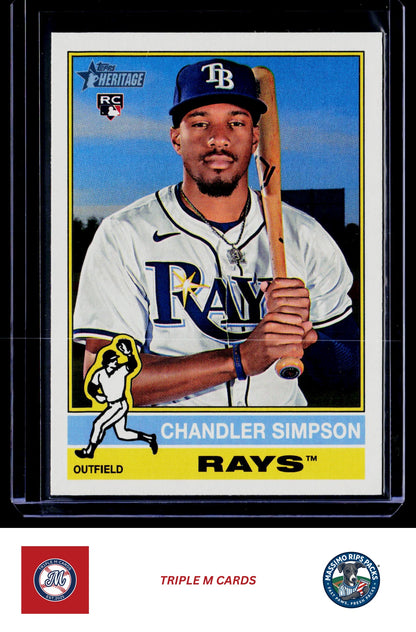 2025 Topps Heritage #519d Chandler Simpson