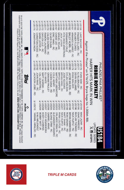 2025 Topps Update #US184 Ribbie Royalty