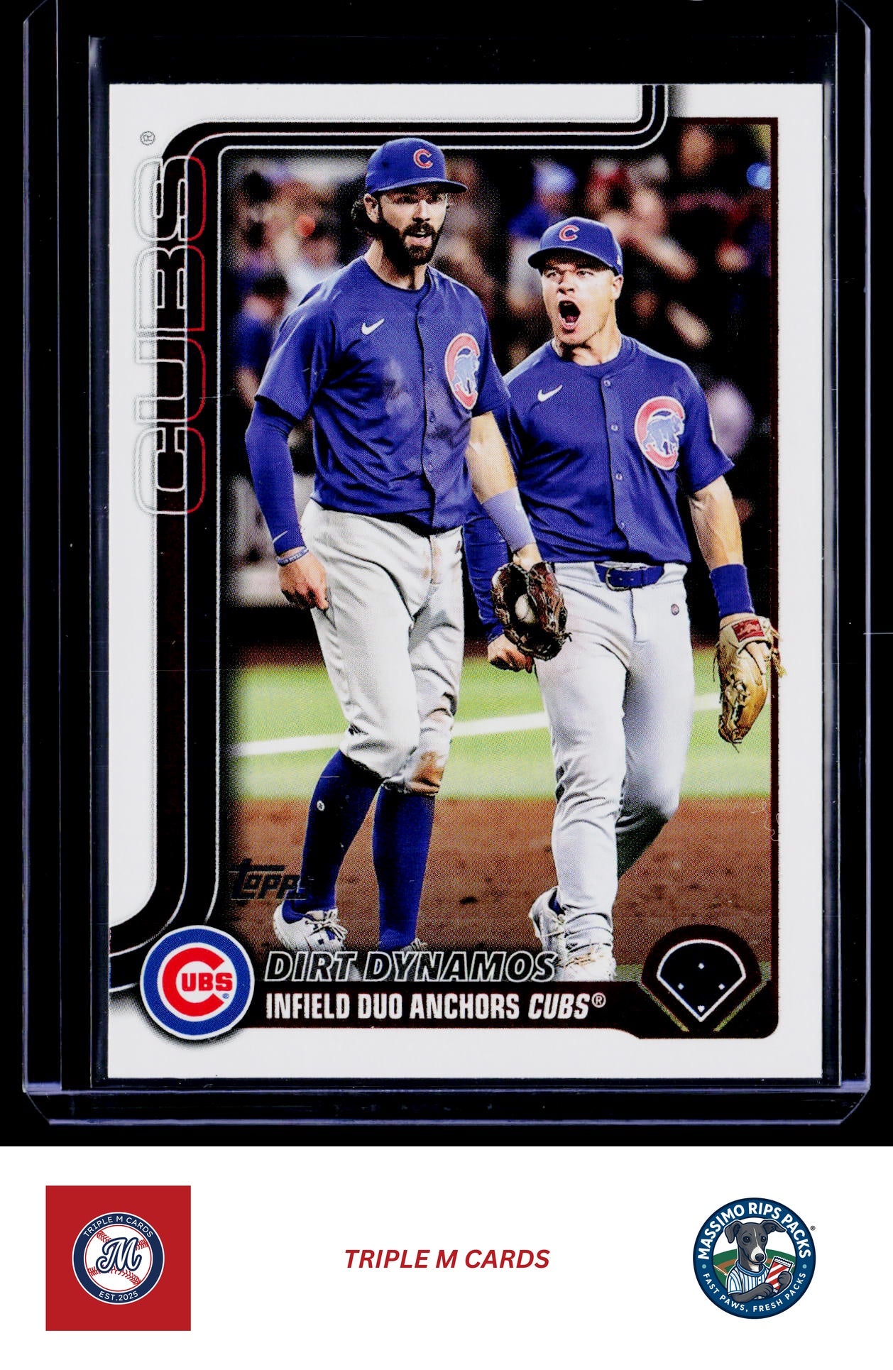 2025 Topps Update #US309 Dirt Dynamos (Dansby Swanson / Matt Shaw)