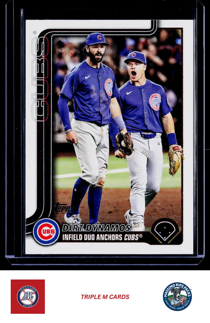 2025 Topps Update #US309 Dirt Dynamos (Dansby Swanson / Matt Shaw)