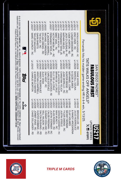 2025 Topps Update #US217 Fabulous First