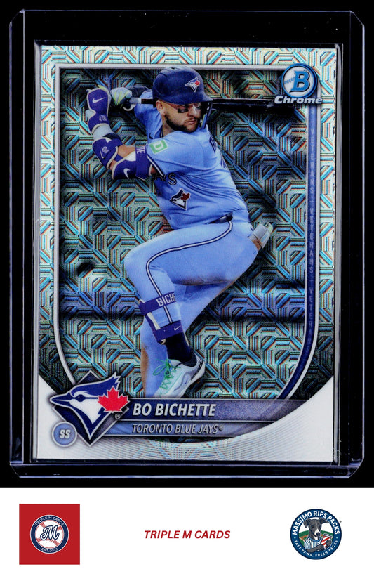 2025 Bowman Chrome #56 Bo Bichette Mojo Refractors