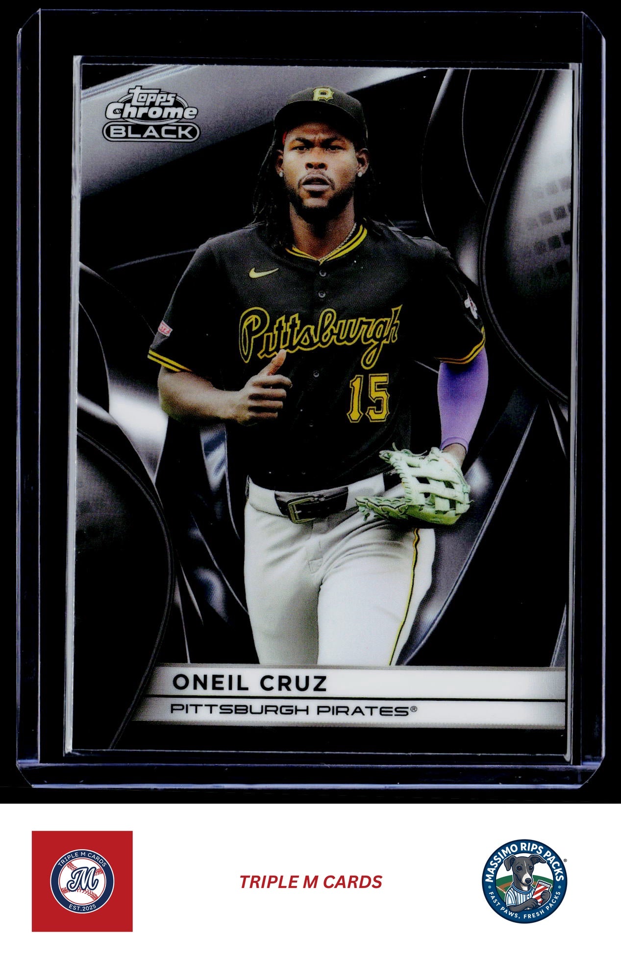 2025 Topps Chrome Black #19 Oneil Cruz