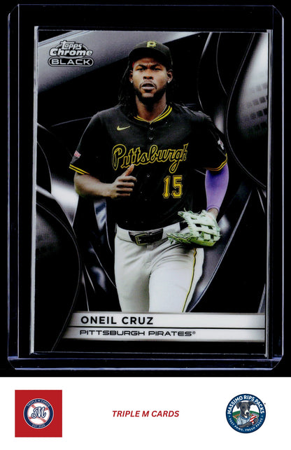2025 Topps Chrome Black #19 Oneil Cruz