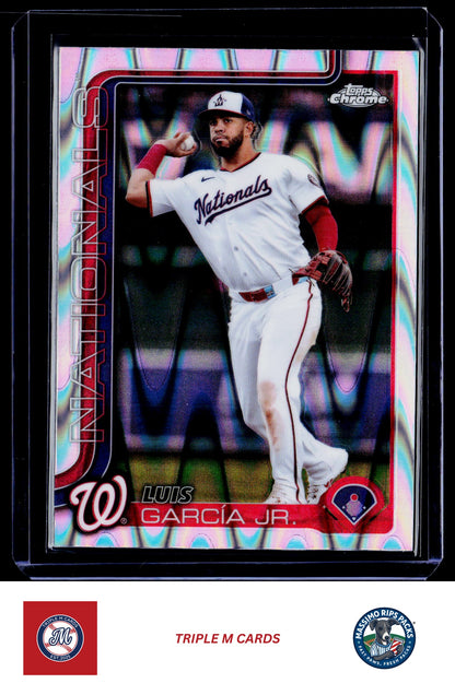 2025 Topps Chrome #269 Luis García Jr. RayWave Refractors