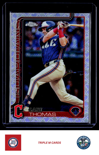 2025 Topps Chrome #52 Lane Thomas Topps Refractors