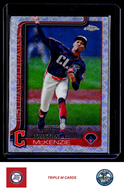 2025 Topps Chrome #21 Triston McKenzie Topps Refractors