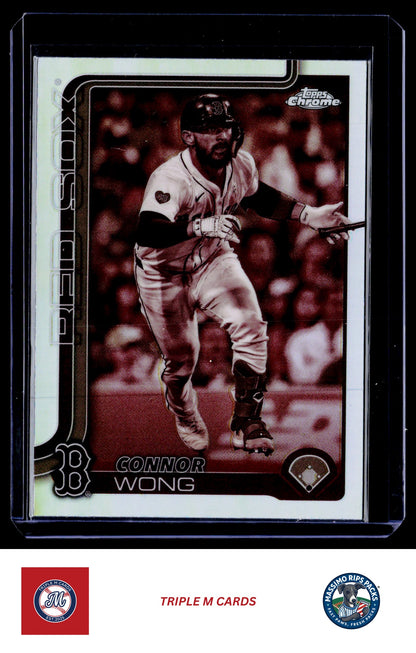 2025 Topps Chrome #10 Connor Wong Sepia Refractors