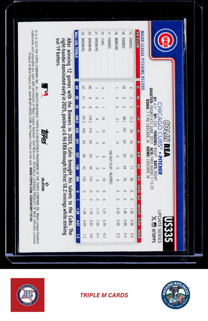 2025 Topps Update #US335 Colin Rea Pink Diamante Foil
