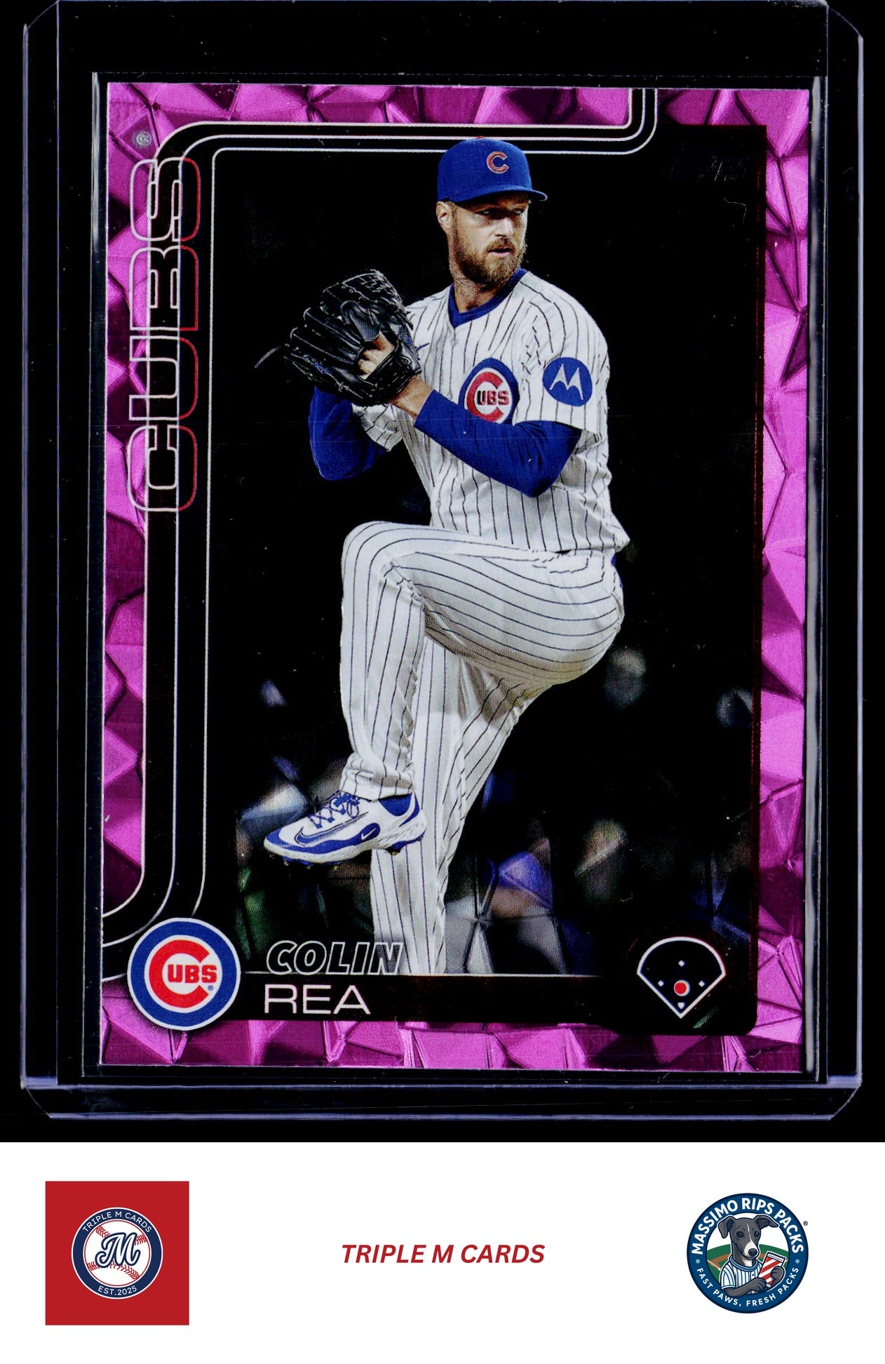 2025 Topps Update #US335 Colin Rea Pink Diamante Foil