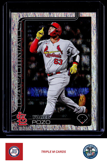 2025 Topps Update #US120 Yohel Pozo Rainbow Foil