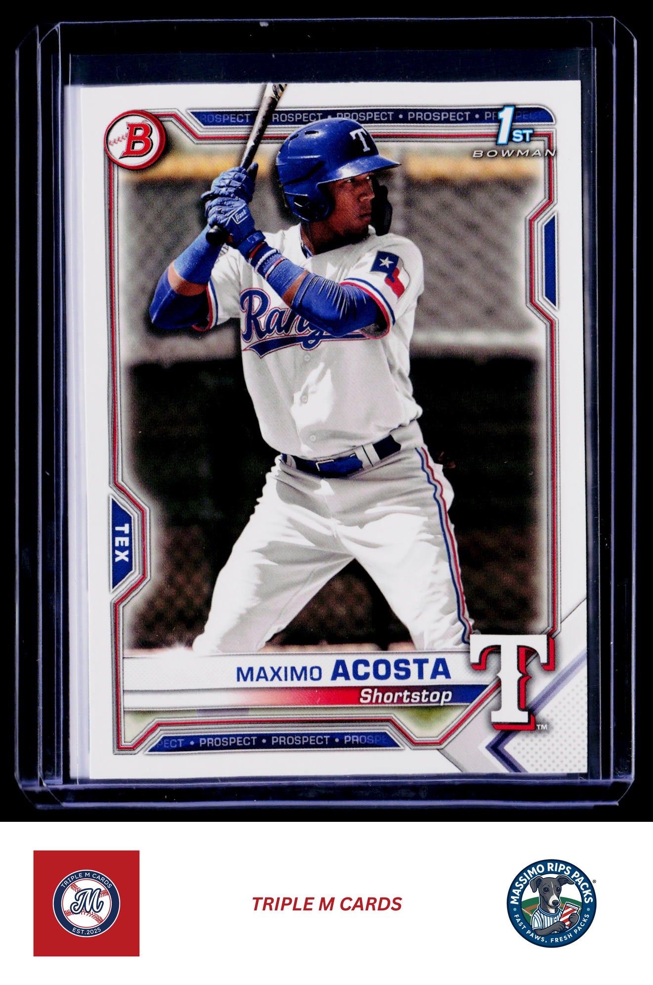 2021 Bowman #BP-7 Maximo Acosta Prospects