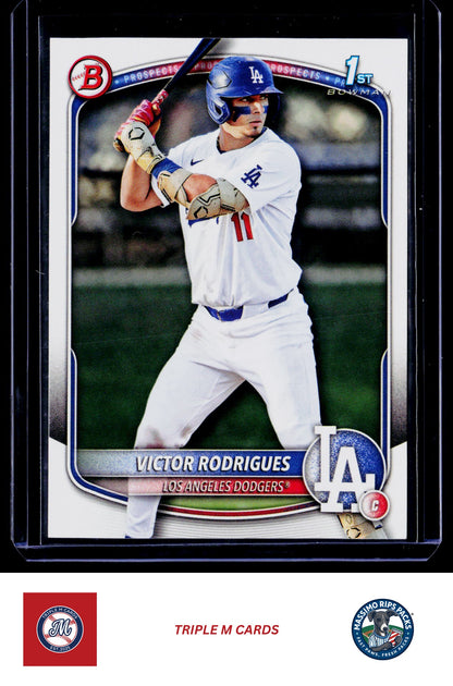 2025 Bowman #BP-45 Victor Rodrigues Prospects
