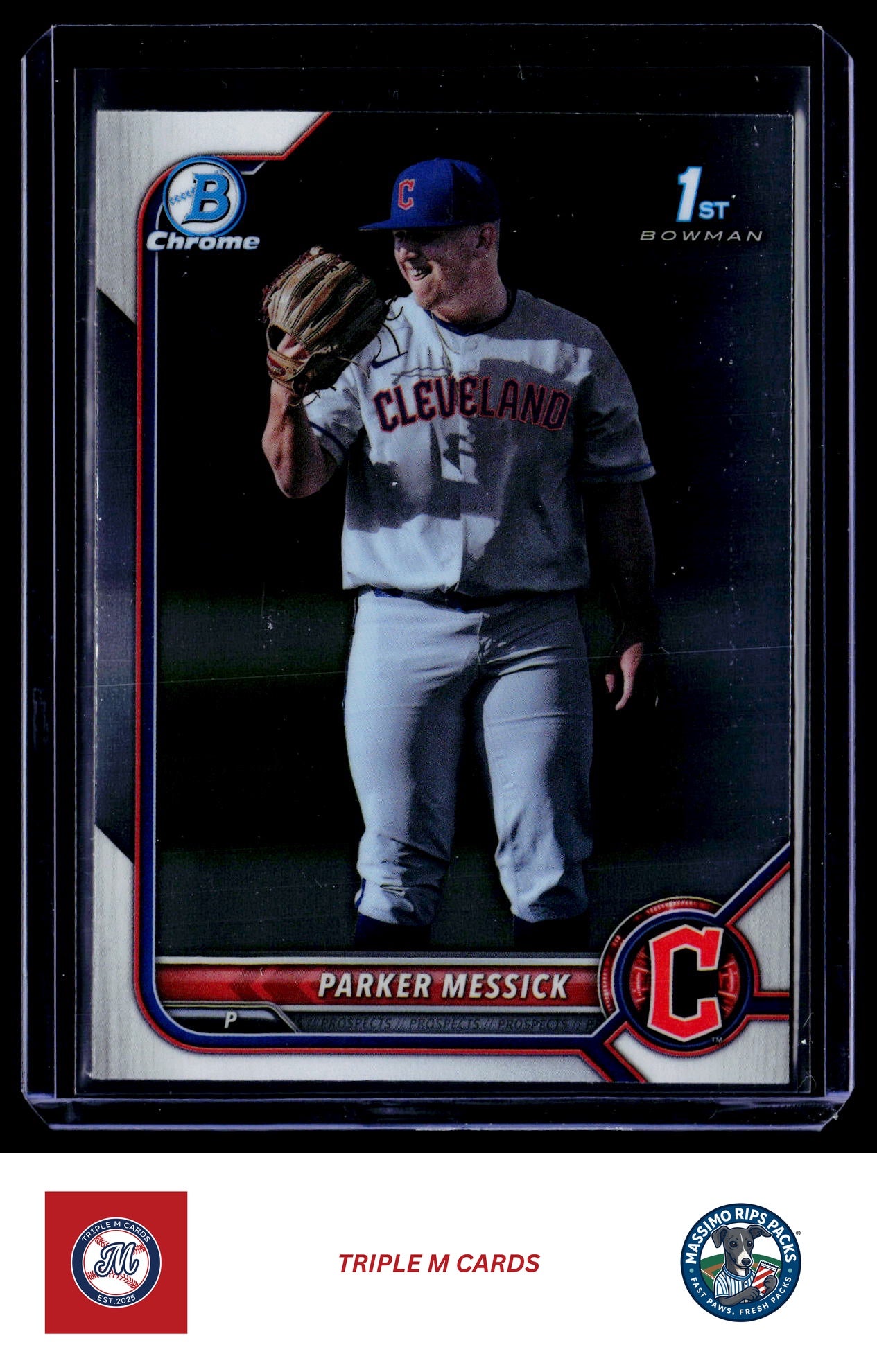 2022 Bowman Draft #BDC-71 Parker Messick Chrome Refractor