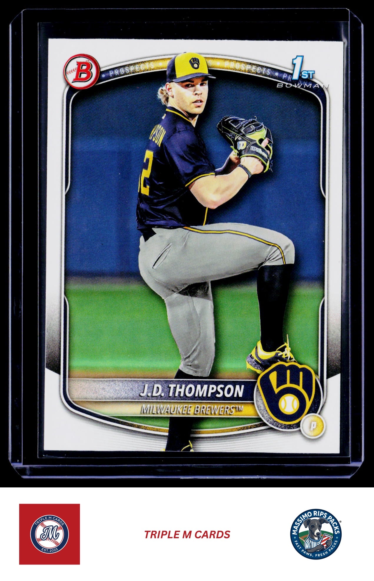 2025 Bowman Draft #BD-14 JD Thompson