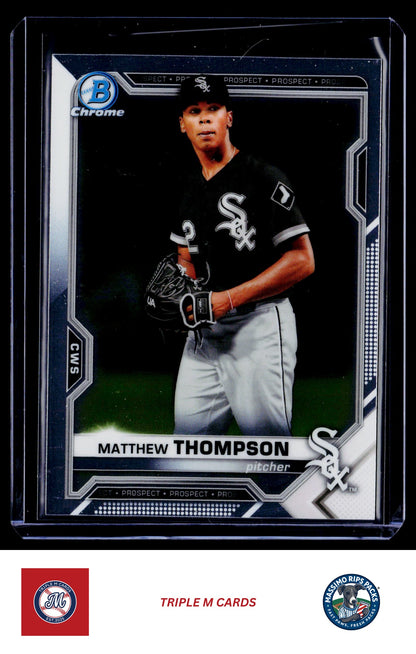 2021 Bowman #BCP-74 Matthew Thompson Chrome Prospects