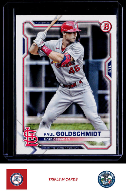 2021 Bowman #95 Paul Goldschmidt
