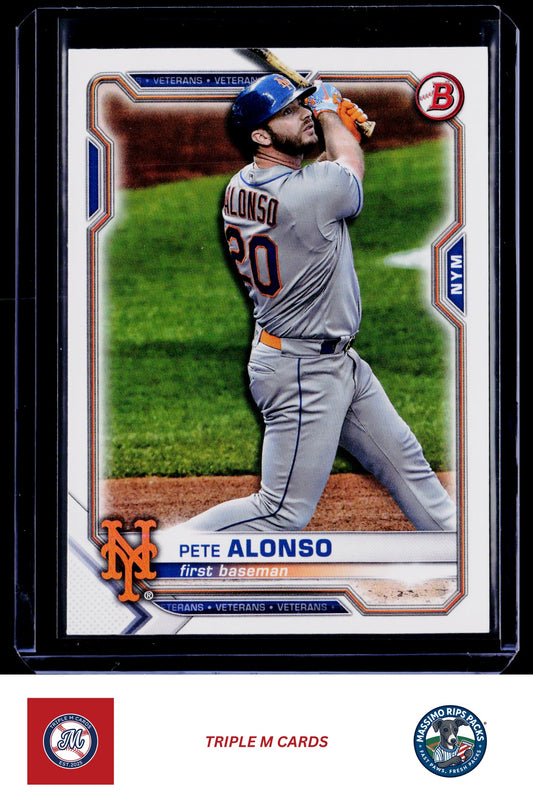 2021 Bowman #86 Pete Alonso