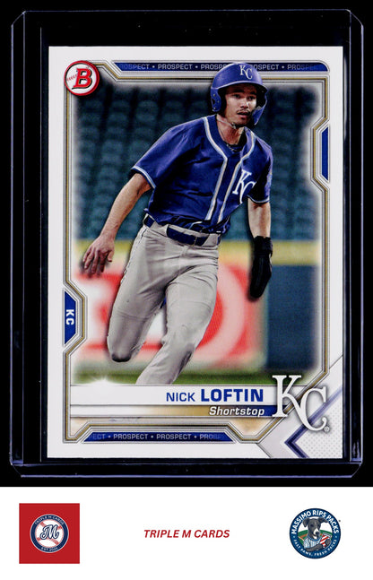 2021 Bowman #BP-144 Nick Loftin Prospects