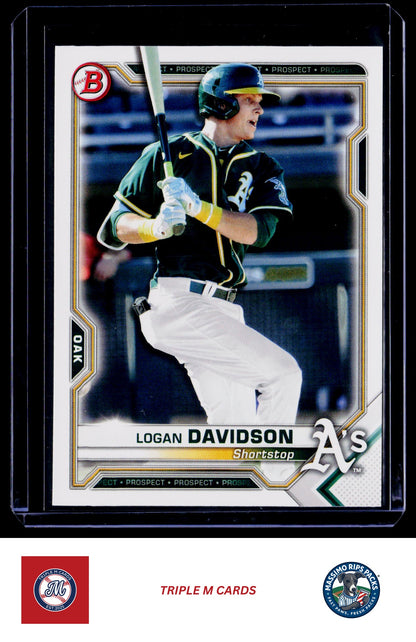 2021 Bowman #BP-115 Logan Davidson Prospects