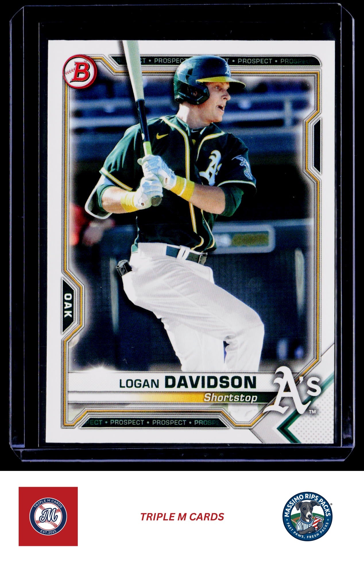 2021 Bowman #BP-115 Logan Davidson Prospects
