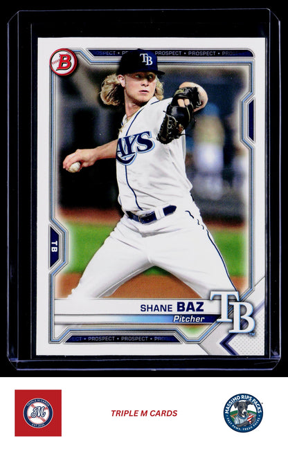 2021 Bowman #BP-134 Shane Baz Prospects