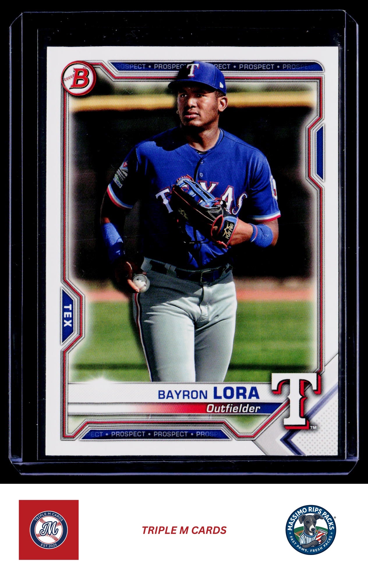 2021 Bowman #BP-139 Bayron Lora Prospects