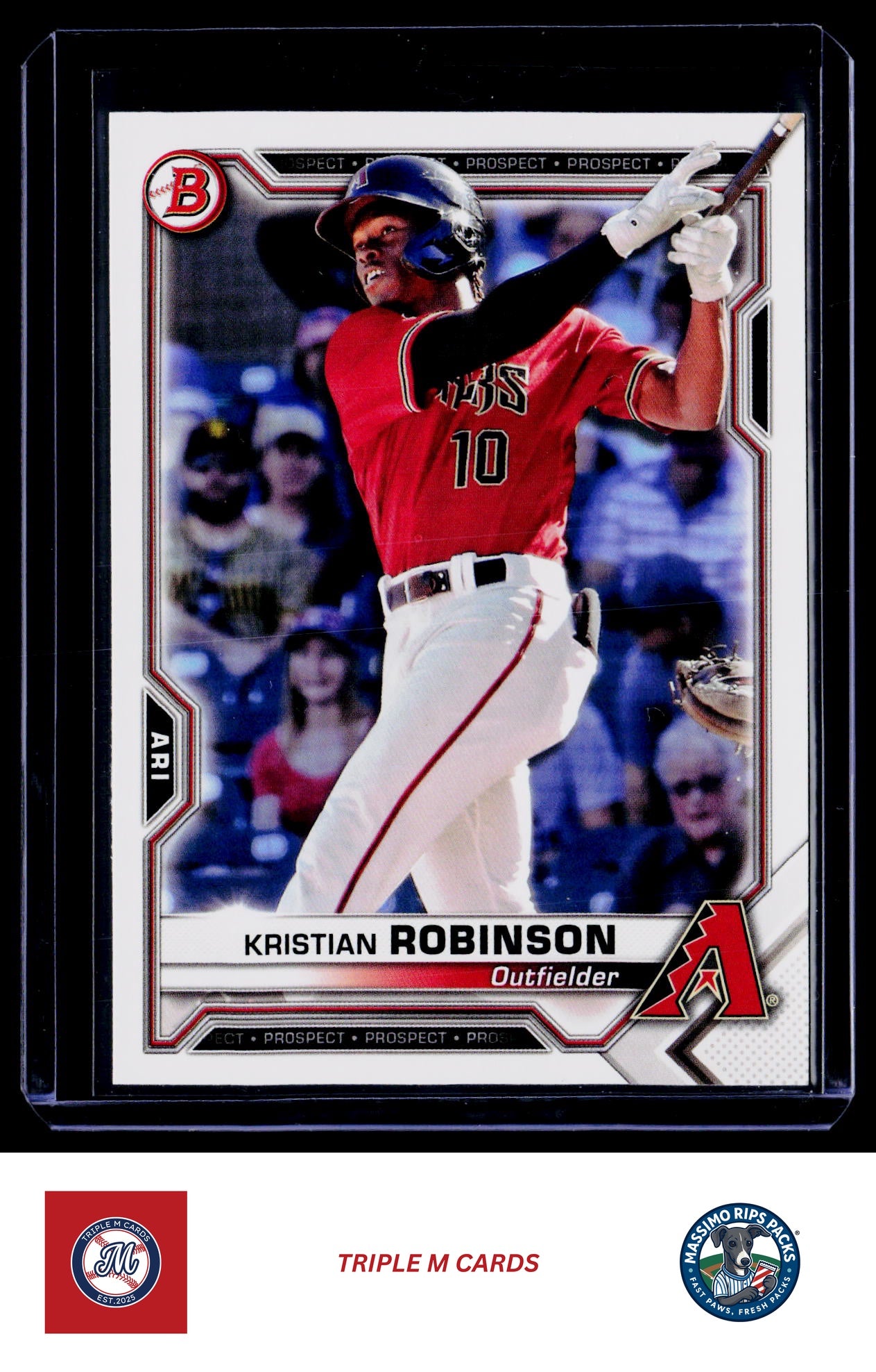 2021 Bowman #BP-136 Kristian Robinson Prospects