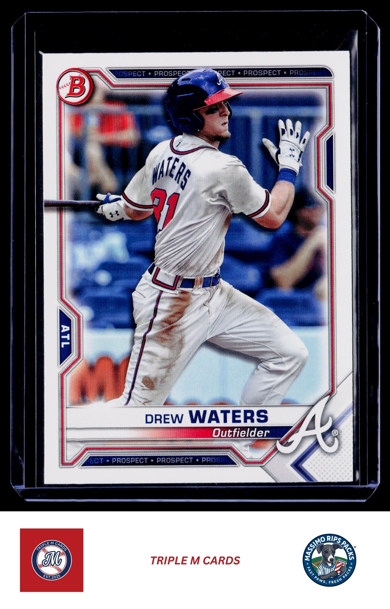2021 Bowman #BP-81 Drew Waters Prospects