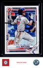 2021 Bowman #BP-81 Drew Waters Prospects
