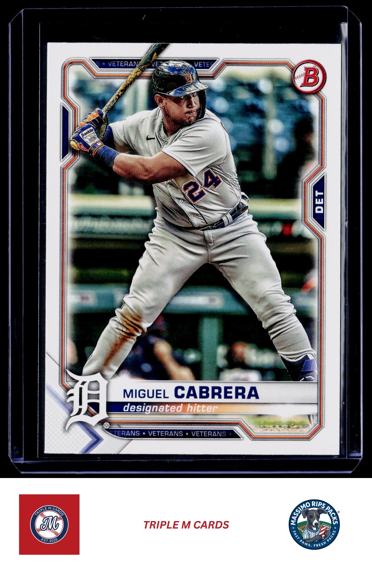 2021 Bowman #19 Miguel Cabrera