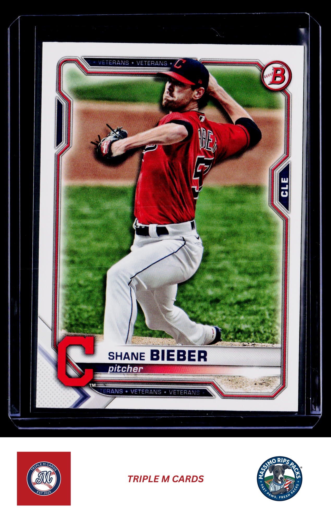 2021 Bowman #28 Shane Bieber