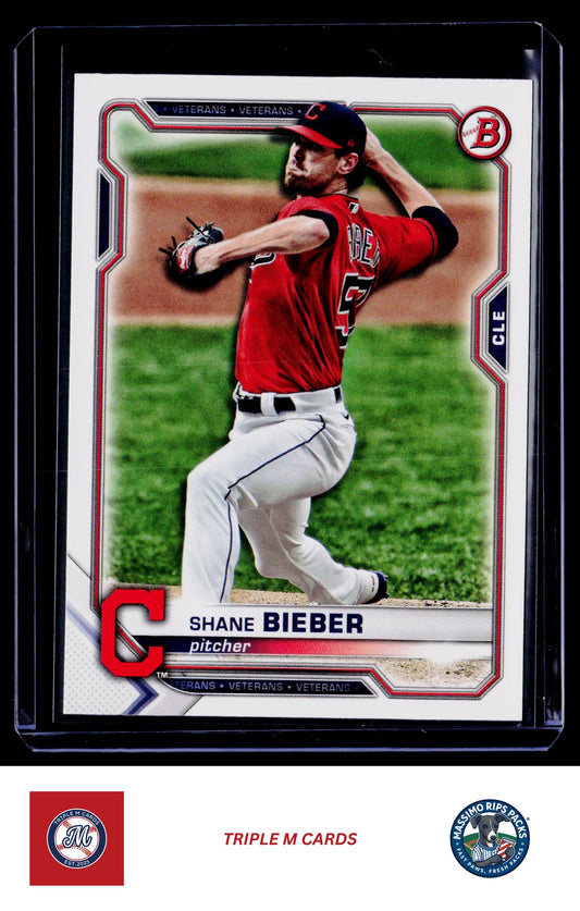 2021 Bowman #28 Shane Bieber
