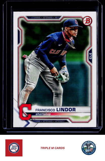 2021 Bowman #30 Francisco Lindor