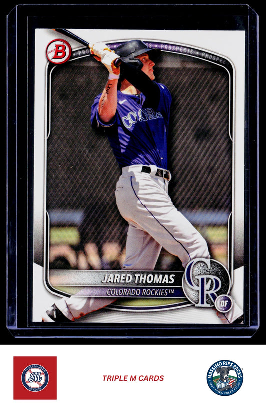 2025 Bowman Draft #BD-147 Jared Thomas