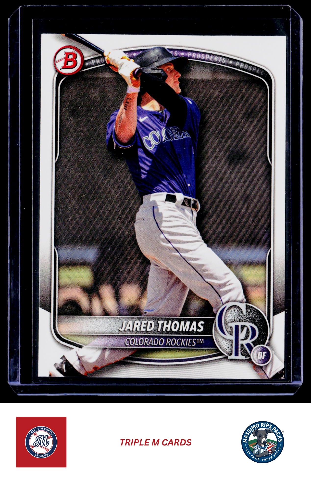 2025 Bowman Draft #BD-147 Jared Thomas