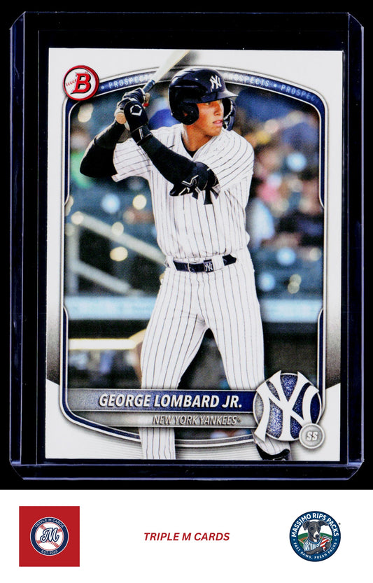2025 Bowman Draft #BD-43 George Lombard Jr.