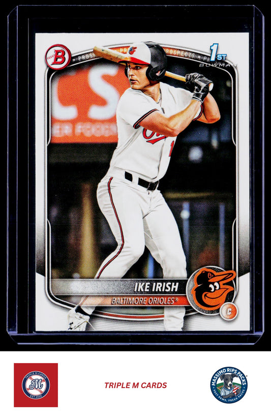2025 Bowman Draft #BD-16 Ike Irish