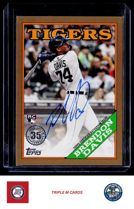 2023 Topps #88BA-BDA Brendon Davis