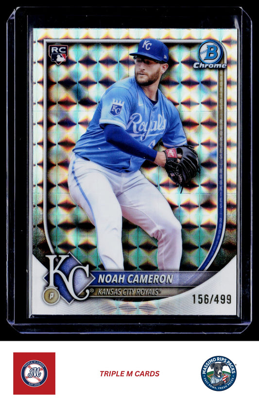 2025 Bowman Chrome #67 Noah Cameron Geometric #/499